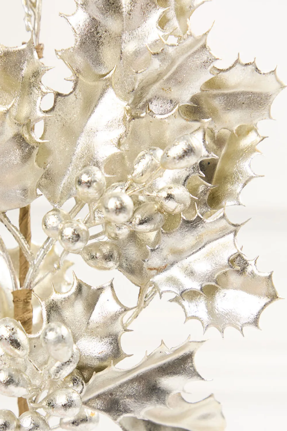 Decorator's Warehouse 27" Platinum Holly Berry Stem > Christmas Decor|Christmas Sprays