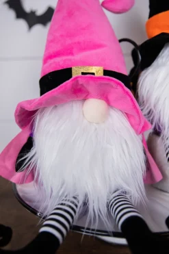 Decorator's Warehouse 22” Plush Witch Gnome - Pink > Halloween|Halloween