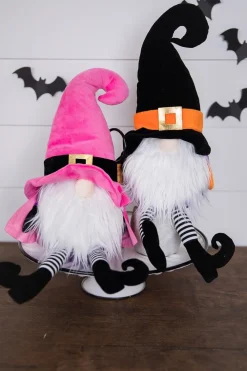 Decorator's Warehouse 22” Plush Witch Gnome - Pink > Halloween|Halloween