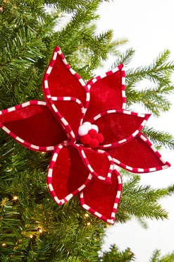 Decorator's Warehouse 22" Poinsettia Stem > Christmas Decor|Storyville