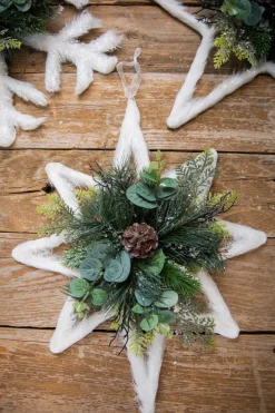 Decorator's Warehouse 14” 8-Point Snowflake Metal Ornament > Christmas Ornaments|Winter Woodland