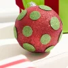 Decorator's Warehouse 5" Polka Dot Ball Ornament > Christmas Ornaments|Storyville