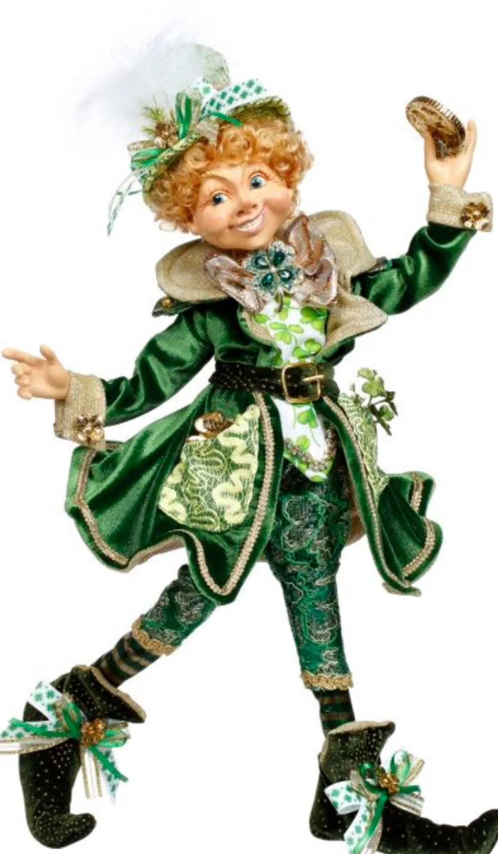Decorator's Warehouse 18.5" Pot of Gold Elfin - Mark Roberts > Mark Roberts Spring