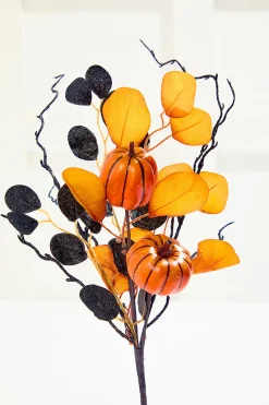 Decorator's Warehouse 20" Pumpkin Eucalyptus Spray > Fall Decor|Halloween