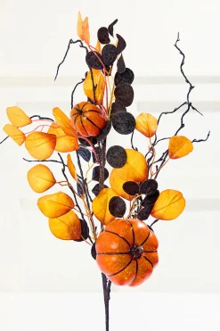 Decorator's Warehouse 32" Pumpkin Eucalyptus Spray > Fall Decor|Halloween