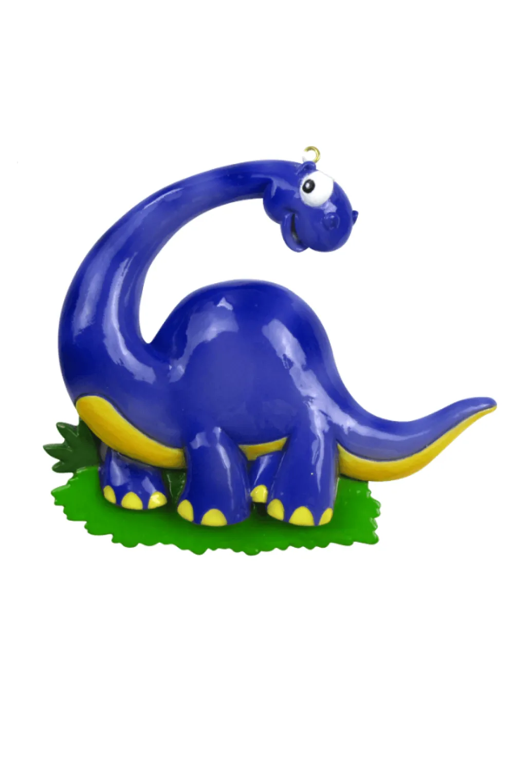 Decorator's Warehouse 3.5" Purple Dinosaur Personalizable Ornament > Personalized|Christmas Decor