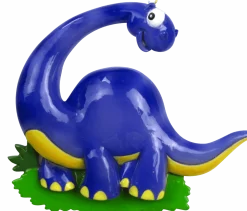 Decorator's Warehouse 3.5" Purple Dinosaur Personalizable Ornament > Personalized|Christmas Decor