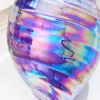 Decorator's Warehouse 4" - 6" Purple Iridescent Blown Glass Ornament > Retro Brites|Merry & Bright