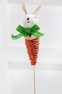Decorator's Warehouse 13.75" Rabbit Carrot Spray > Easter Decor|Easter Decor