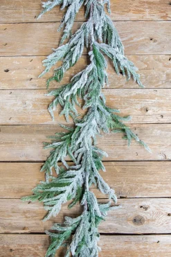 Decorator's Warehouse 60” Real-Touch Flocked Norfolk Garland > Real Touch Garlands|Natural Greenery