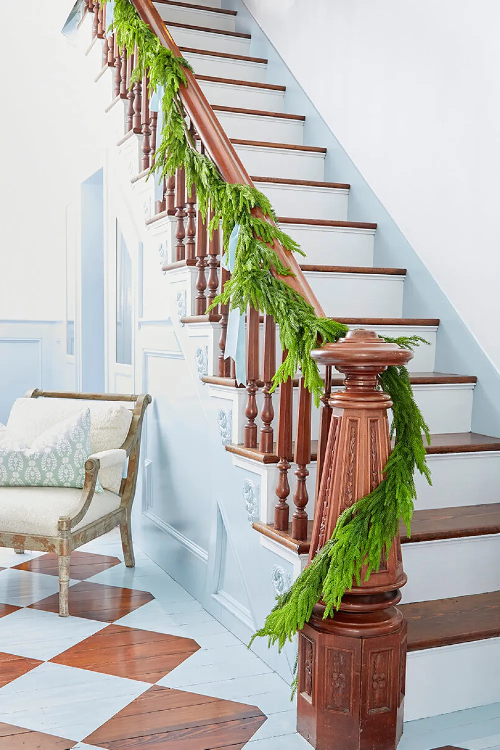 Decorator's Warehouse 192” Real Touch Norfolk Pine Garland > Nutcracker|Believe