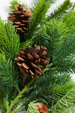 Decorator's Warehouse 24” Real Touch Norfolk Spruce Juniper Spray > Cardinal|Natural Greenery
