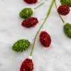 Decorator's Warehouse 28” Red and Green Lightbulb Stem > Christmas Sale