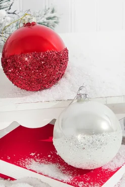 Decorator's Warehouse and Glass Ornaments with Glitter > Christmas Decor|Valentine'S Decor