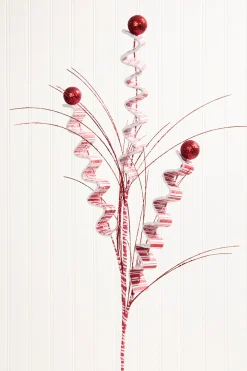 Decorator's Warehouse 31" Red and White Peppermint Spray > Christmas Decor|Christmas Sprays