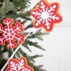 Decorator's Warehouse 23” Red and White Snowflake Spray > Best Sellers|Christmas Decor