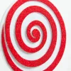 Decorator's Warehouse 20” Red and White Swirl Candy Stem > Christmas Sprays|Christmas Decor