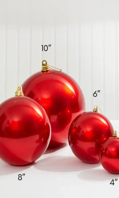Decorator's Warehouse 6" Red Candy Apple Ball Ornament > Nutcracker|Christmas Decor