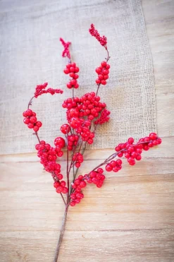 Decorator's Warehouse 18” Red Dew Berry Spray > Best Sellers|Farmhouse