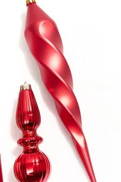 Decorator's Warehouse 12" Red Finial Boxed - Set of 4 > Cardinal|Nutcracker