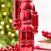 Decorator's Warehouse 12" Red Glass Nutcracker > Nutcracker|Christmas Accents