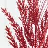 Decorator's Warehouse 31" Red Glitter Cedar Grass Spray > Traditional|2026 New Additions