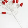 Decorator's Warehouse 20.5” Red Glitter Christmas Light Bulbs Spray > North Pole Party|Christmas Sale