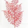 Decorator's Warehouse 35" Red Glitter Fern Spray > Christmas Sale|Christmas Sprays