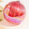 Decorator's Warehouse 4" Red Luster Ball Ornament > Christmas Decor|Merry & Bright