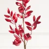 Decorator's Warehouse 26" Red Metallic Pomegranate Stem > Kristin'S Picks|Traditional