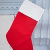 Decorator's Warehouse Red Stocking with White Trim Rough > Christmas Textiles|Retro Brites