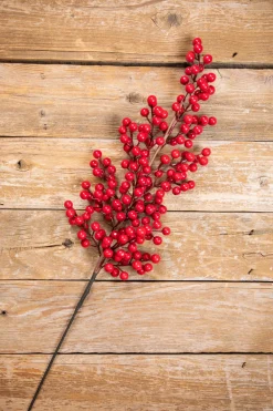 Decorator's Warehouse 39” Red Tall Berry Spray > Cardinal|Christmas Sprays