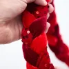 Decorator's Warehouse 66" Red Velvet Sequin Braided Roping > Traditional