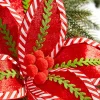 Decorator's Warehouse 22" Red, White and Green Velvet Stem > Christmas Decor|Storyville