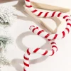 Decorator's Warehouse 60" Red & White Sweet Candy Stripe Garland > Christmas Decor|Peppermint