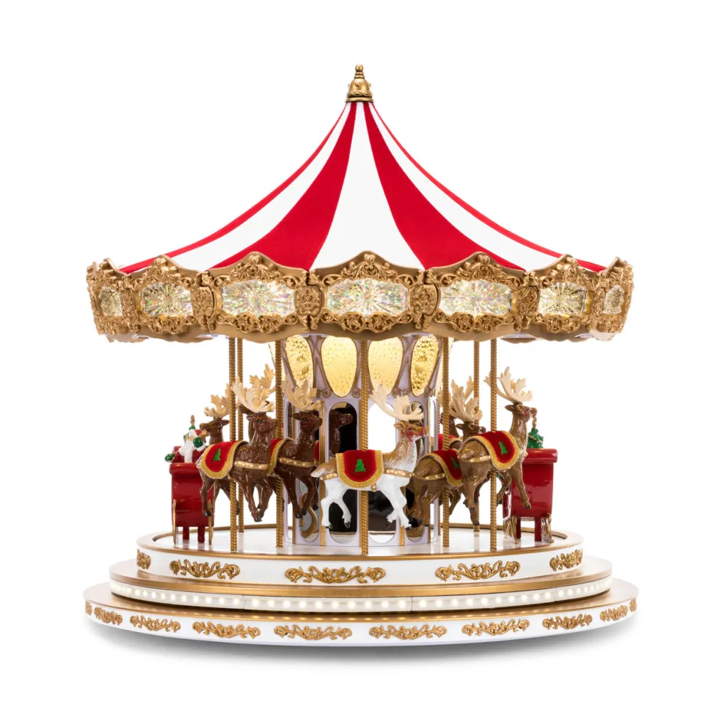 Decorator's Warehouse 20" Regal Christmas Carousel > Mr. Christmas|Mr. Christmas