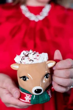 Decorator's Warehouse Reindeer Mug > Christmas Accents|Christmas Decor