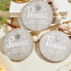 Decorator's Warehouse 4.5" Religious Wood Disc Ornament > Christmas Decor|Nativity Ornaments