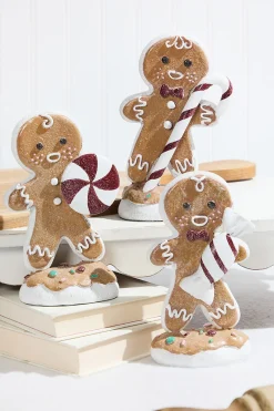 Decorator's Warehouse 7.5" Resin Candy Gingerbread Men > Christmas Decor|Christmas Accents