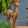 Decorator's Warehouse 16" Resin Deer Candle Holder > Winter Woodland|Christmas Decor
