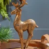 Decorator's Warehouse 12" Resin Deer Candle Holder > Winter Woodland|Christmas Decor