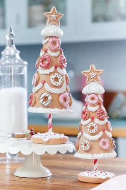 Decorator's Warehouse 14" Resin Donut Tree > Christmas Decor|Santa'S Sweet Shoppe