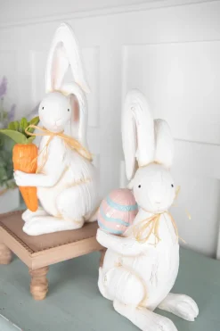 Decorator's Warehouse 16” Resin Easter Bunny Figurine > Easter Table Decor|Easter Decor