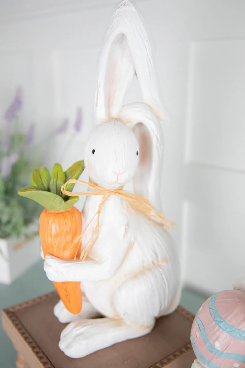 Decorator's Warehouse 16” Resin Easter Bunny Figurine > Easter Table Decor|Easter Decor