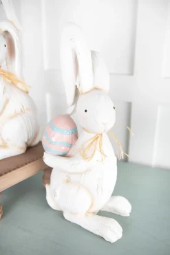 Decorator's Warehouse 16” Resin Easter Bunny Figurine > Easter Table Decor|Easter Decor
