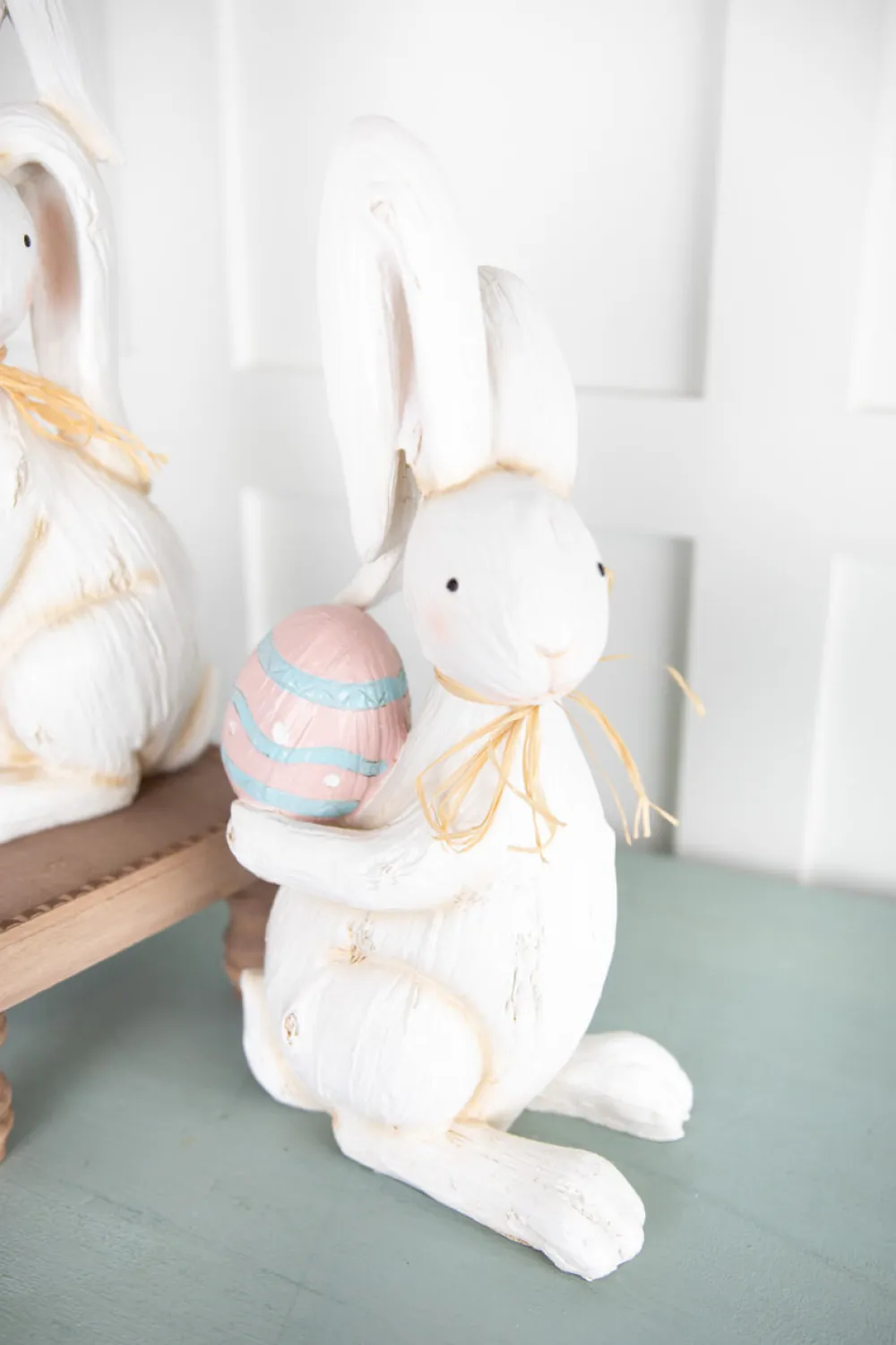 Decorator's Warehouse 16” Resin Easter Bunny Figurine > Easter Table Decor|Easter Decor