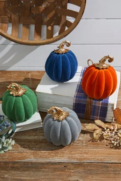Decorator's Warehouse 6" Resin & Felt Harvest Pumpkin > Fall Decor|Fall Decor