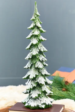Decorator's Warehouse 20" Resin Frosted Snow Tree > Tabletop & Accent Trees|Christmas Decor