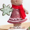 Decorator's Warehouse 8.5" Resin Gingerbread Couple with Cookies > Christmas Decor|Christmas Accents
