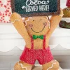 Decorator's Warehouse 9.8" Resin Gingerbread Man Holding Sign > Kristin'S Picks|Christmas Accents